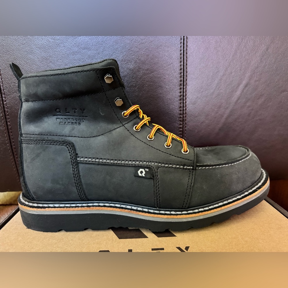 QLTY Objective Men's Boots DNVR 6” Jet Black color